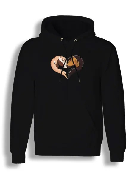 Худи унисекс СувенирShop Спирит/Душа прерий/Мультфильм 10 черное L