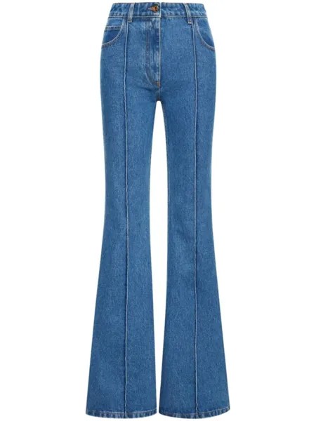 Джинсы bootcut с завышенной талией Oscar de la Renta, синий