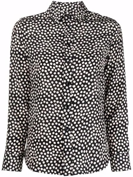 Saint Laurent рубашка в горох