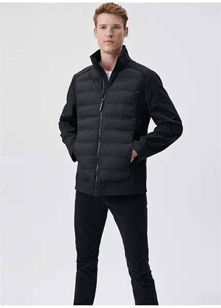 Черное мужское пальто Mavi