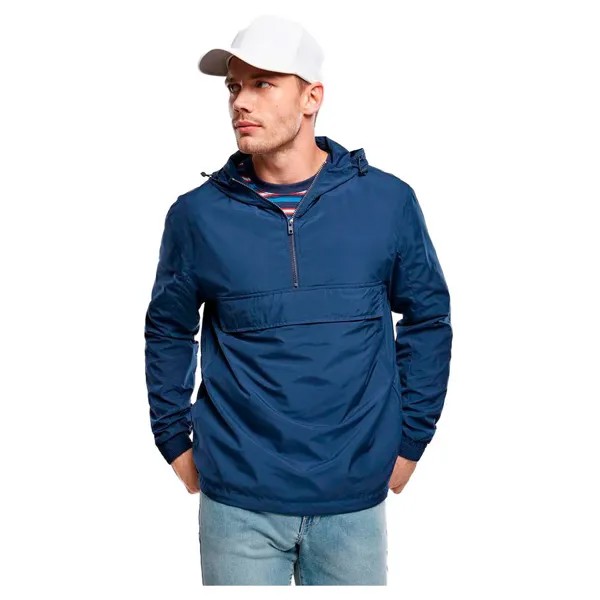 Куртка Urban Classics Windproof Basic Pull Over, синий