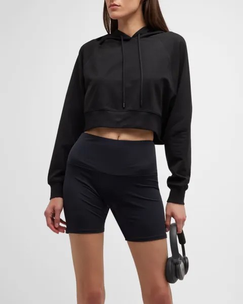 Укороченная худи Double Take из ткани Micro French Terry Alo Yoga