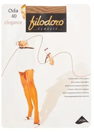 Колготки Filodoro Classic Oda Elegance 40 den, размер 3-M, playa (бежевый)