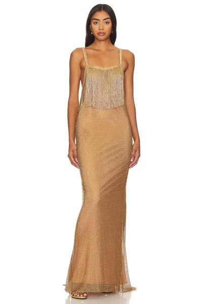 Платье Bronx and Banco Ashanti Gown, золотой