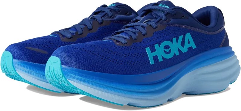 Кроссовки Bondi 8 Hoka, цвет Bellwether Blue/Bluing