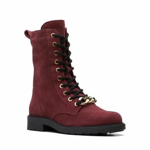Ботинки Clarks, размер 36 EU, бордовый