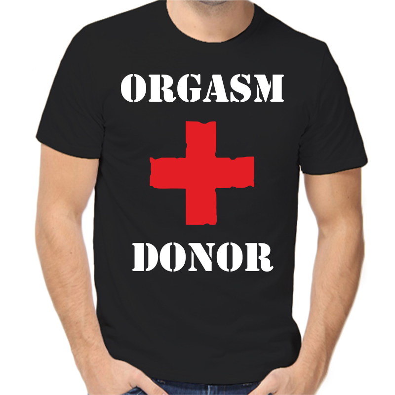 Футболка мужская черная 58 р-р orgasm donor