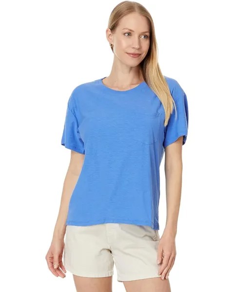 Футболка Lilla P Short Sleeve Pocket, цвет Baltic