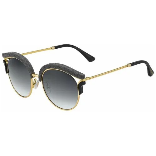 Солнцезащитные очки Jimmy Choo Jimmy Choo LASH/S 1R8 9O LASH/S 1R8 9O, черный, золотой