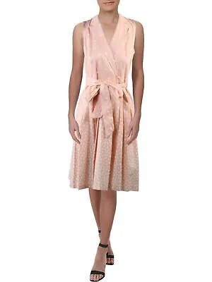ANNE KLEIN Женское розовое вечернее платье длиной до колена без рукавов + расклешенное платье 14
