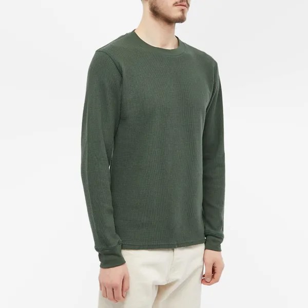 Футболка с длинным рукавом New Balance Long Sleeve Made in USA Thermal, зеленый
