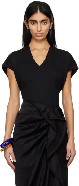 Черная футболка оверсайз Dries Van Noten, цвет Black