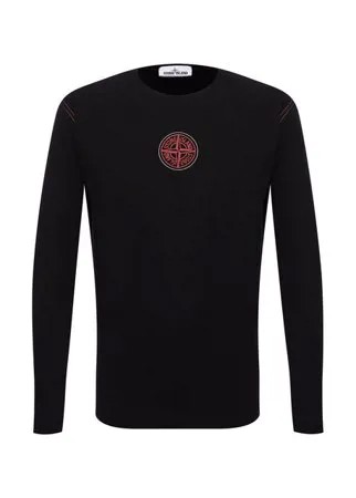 Хлопковый лонгслив Stone Island