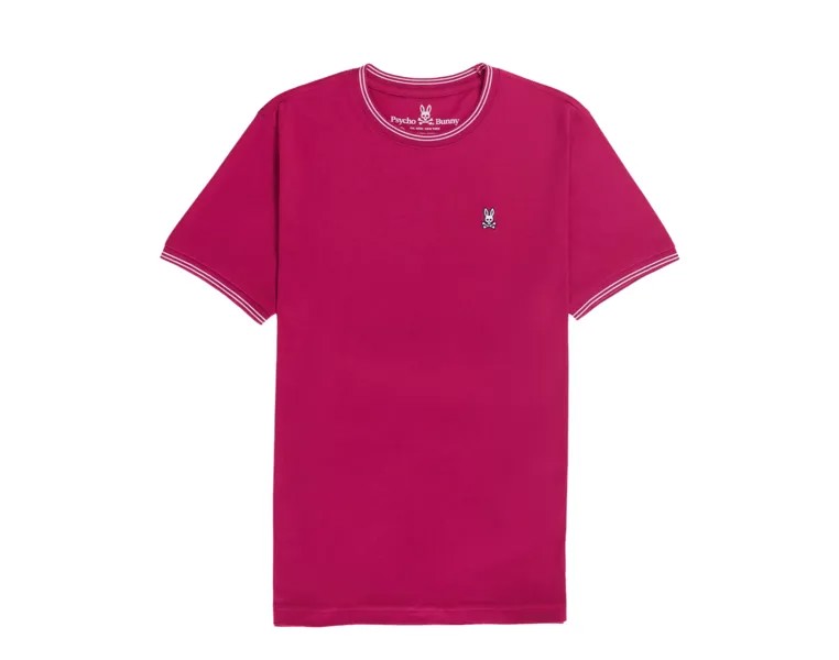 Мужская футболка Psycho Bunny Logan Wild Berry B6U137U1PC-WLB, розовый