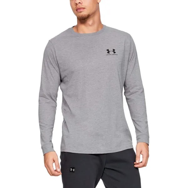 Лонгслив мужской 1329585-036 Under Armour серый S/M