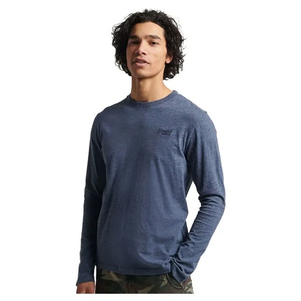 Лонгслив Superdry Vintage Logo Embroidered, черный