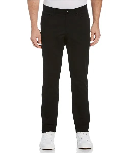 Брюки-эластичные добби с 5 карманами Perry Ellis Big & Tall, черный