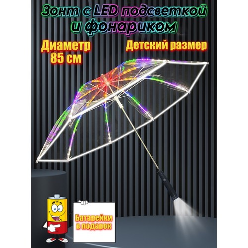 Зонт-трость Alaglossa, бесцветный