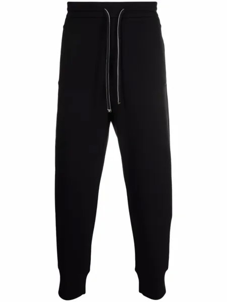 Emporio Armani спортивные брюки с кулиской, черный
