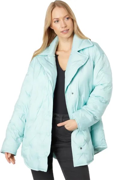 Куртка Avec Les Filles Cushion Quilted Jacket, цвет Aqua