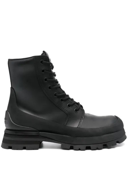 Alexander McQueen ботинки на шнуровке, черный