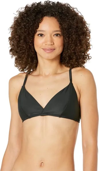 Верх бикини с завязками на спине Madewell Second Wave, цвет True Black