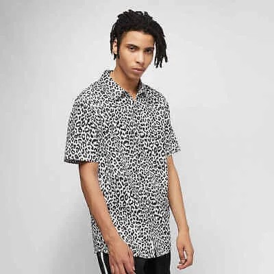 Cayler - Sons Fresh Leopard SS Lifestyle Рубашка Мужская черно-белая