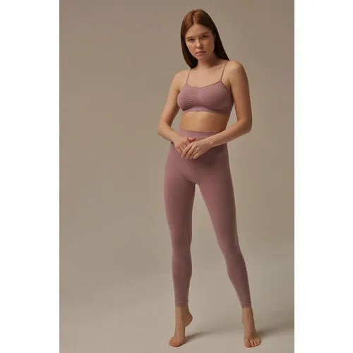 Легинсы спортивные Mirey, размер 44-46/S-M, розовый