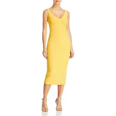 Желтое эластичное вечернее платье Chiara Boni для женщин Ires 8 44 BHFO 7320