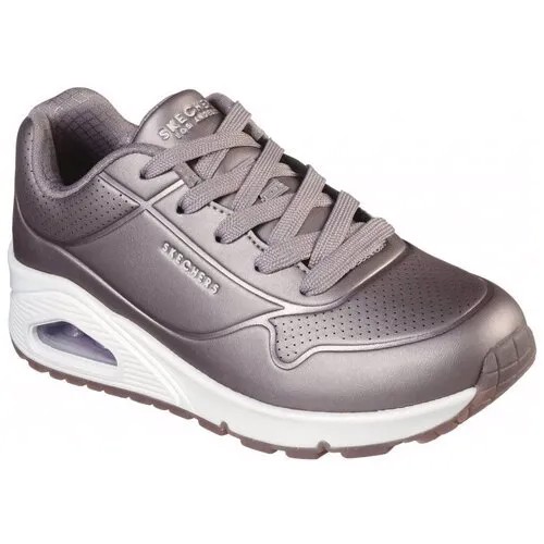 Кроссовки SKECHERS 310009L-PEW UNOROSE BOLD для девочки, цвет оловянный, размер 33