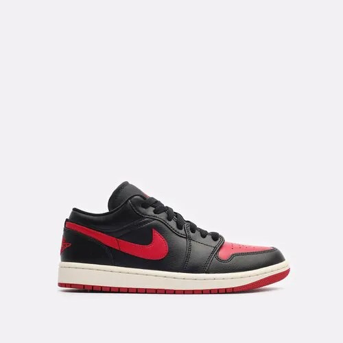 Кроссовки Jordan WMNS 1 Low, размер 7.5US, чёрный