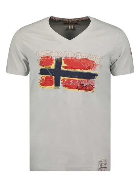 Футболка Geographical Norway, светло-серый