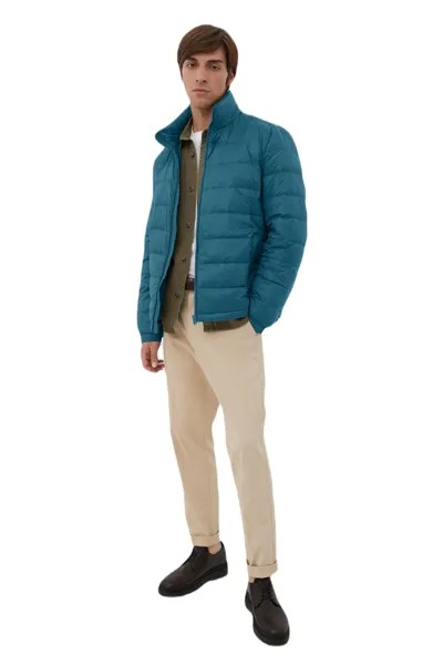 Куртка мужская Finn Flare BAS-20052 бирюзовая 3XL