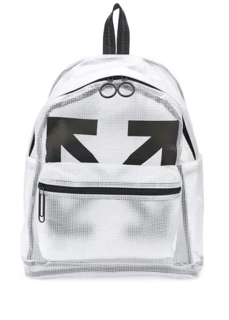 Off-White сетчатый рюкзак с логотипом Arrows