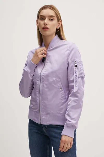 Куртка-бомбер MA-1 VF LW Alpha Industries, фиолетовый