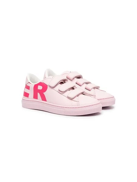 Moncler Enfant кеды с логотипом
