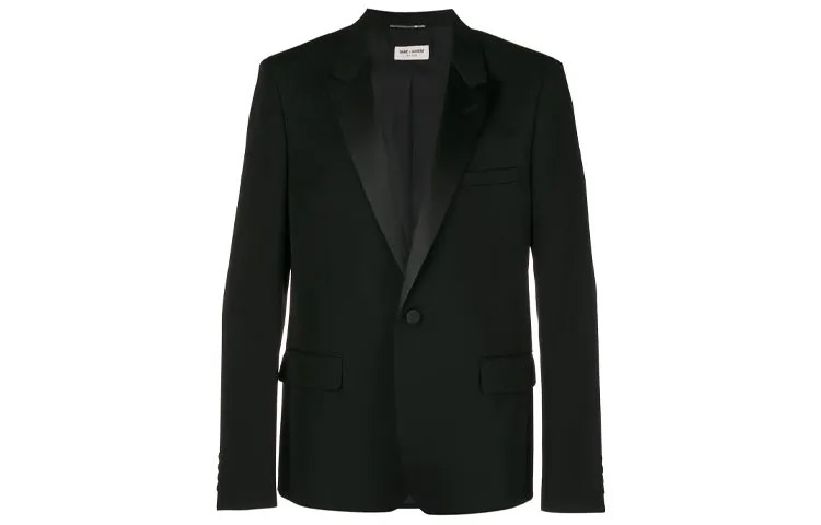 SAINT LAURENT Мужской деловой костюм, цвет Black