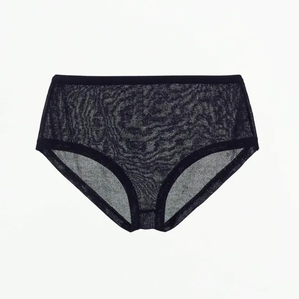 Трусы Zara Fine Knit, черный