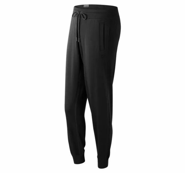 NEW BALANCE Черные эластичные спортивные штаны с боковыми карманами на шнурке, XL
