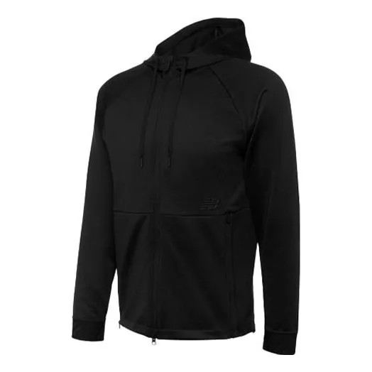 Куртка спортивная куртка с капюшоном New Balance, черный