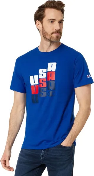 Футболка Champion Americana Classic Graphic Tee I, цвет Surf the Web