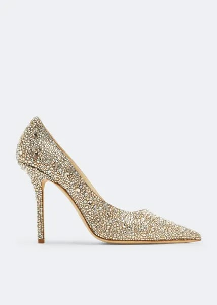Туфли Jimmy Choo Love 100, золотой