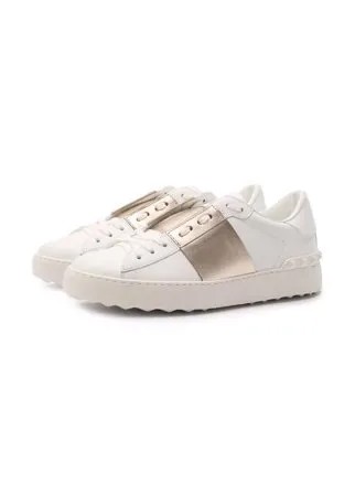 Кожаные кеды Open Valentino