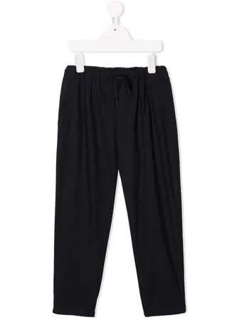 Emporio Armani Kids брюки кроя слим с кулиской