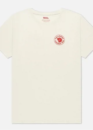 Мужская футболка Fjallraven 1960 Logo M, цвет бежевый, размер L