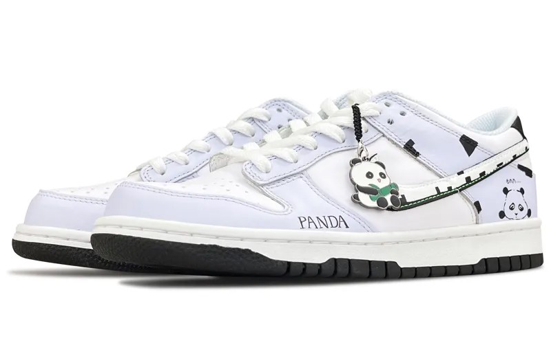Кроссовки Nike Dunk Skateboarding Shoes Women's Low-top Blue/white/black, синий