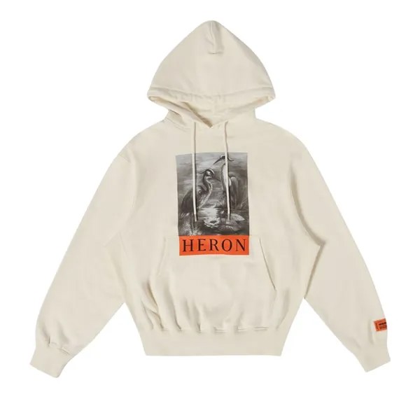 Худи Heron Preston NF Heron BW Hoodie 'White/Black', белый