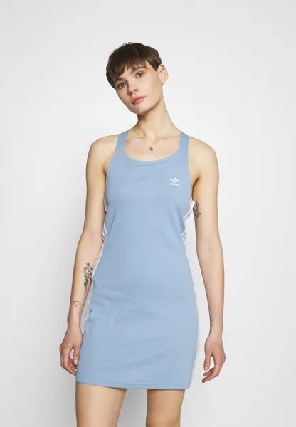 Платье из джерси adidas Originals, синий