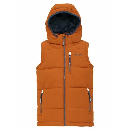 Жилет Trollkids Narvik Vest XT , размер 116, cinnamon/night sky