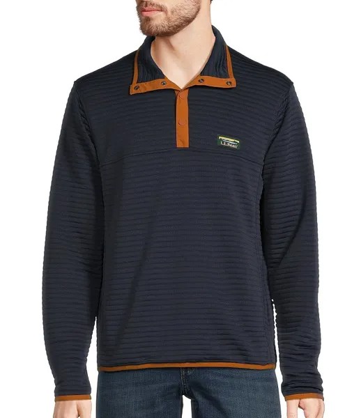 Вязаный пуловер L.L.Bean Performance Airlight, синий